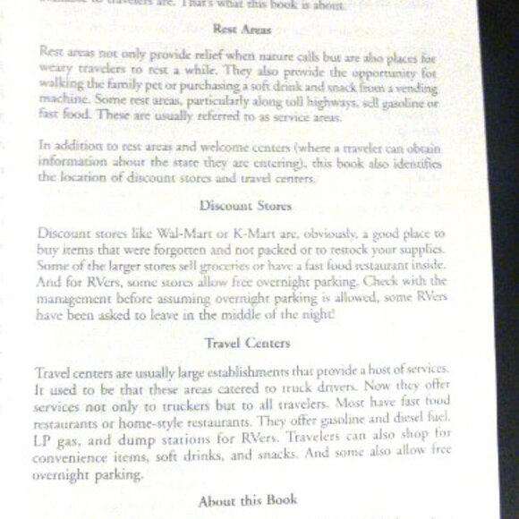 2 RV Books Great Eastern RV Trips & Rest Areas Welcome Centers US Interstate - Picture 7 of 16